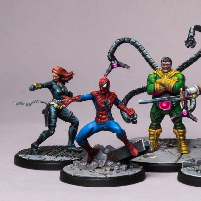 spiderman miniature painting by sorastro's painting