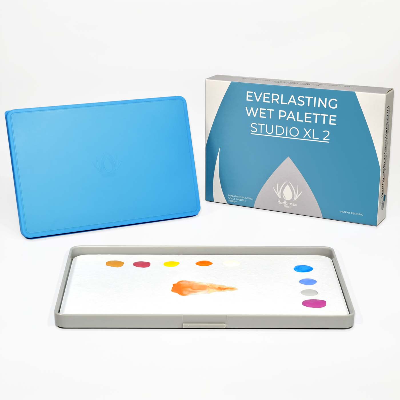 Redgrassgames Everlasting Wet Palette - Painter Lite - 100 Sheets and 2  Foams Bundle Pack