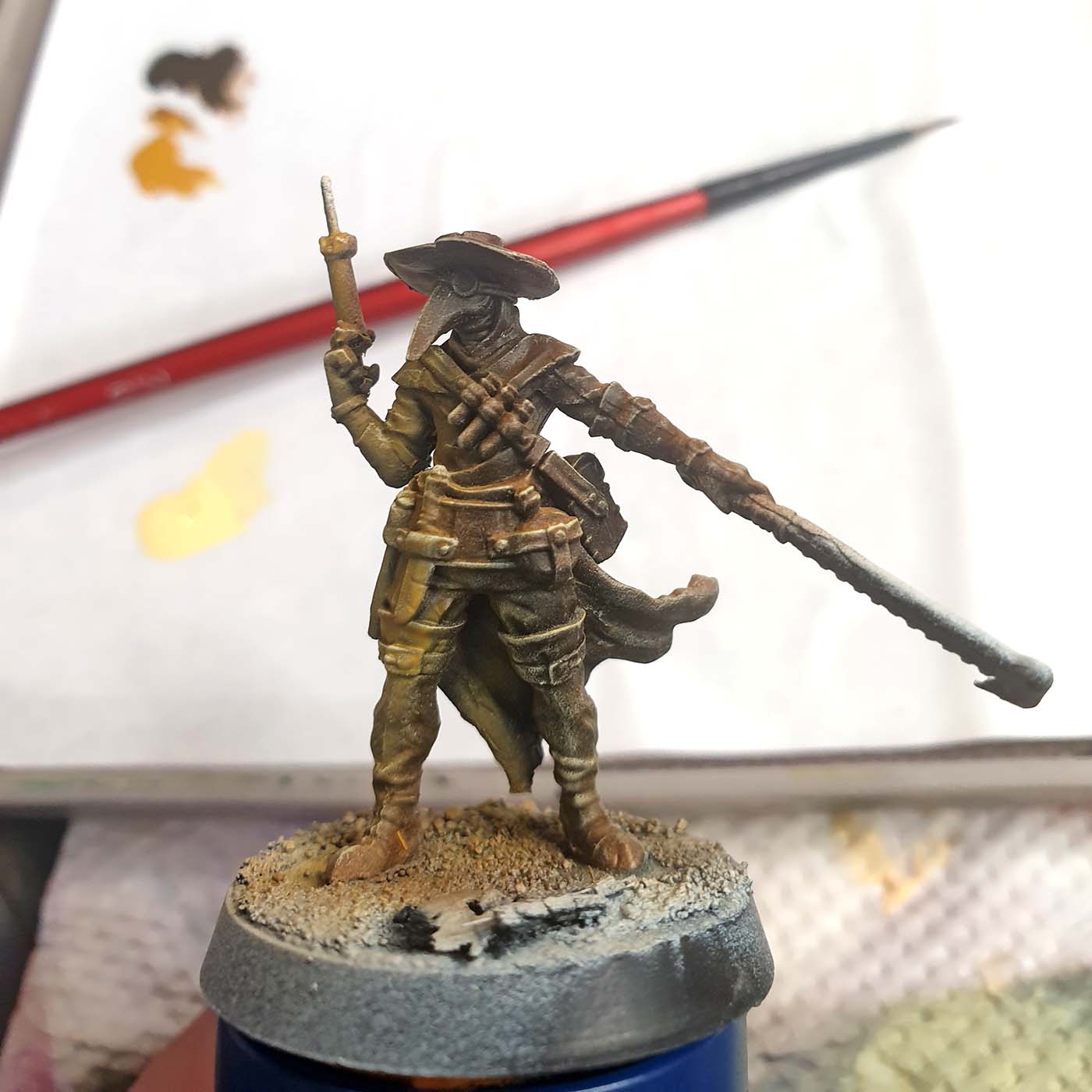 Peinture de figurine imprimée en 3D