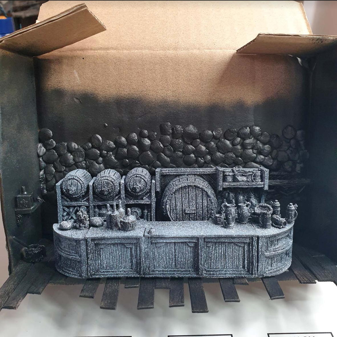 How to paint DnD Bar Scene zenithal phase