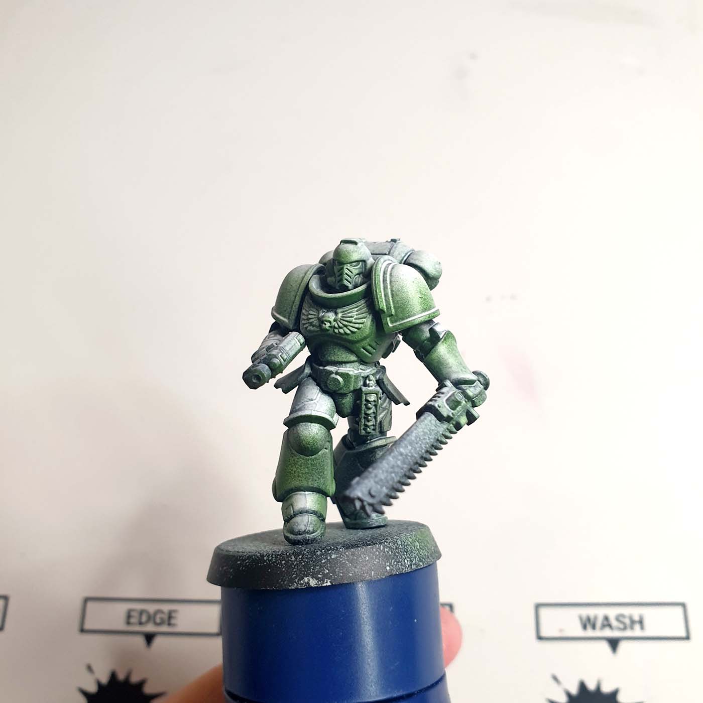 underpainting green for red How To paint Blood Angel space marine