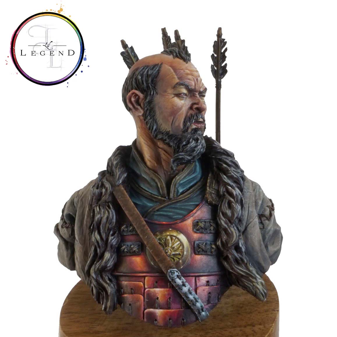 Greeny ‘Ahn’ mongol bust
