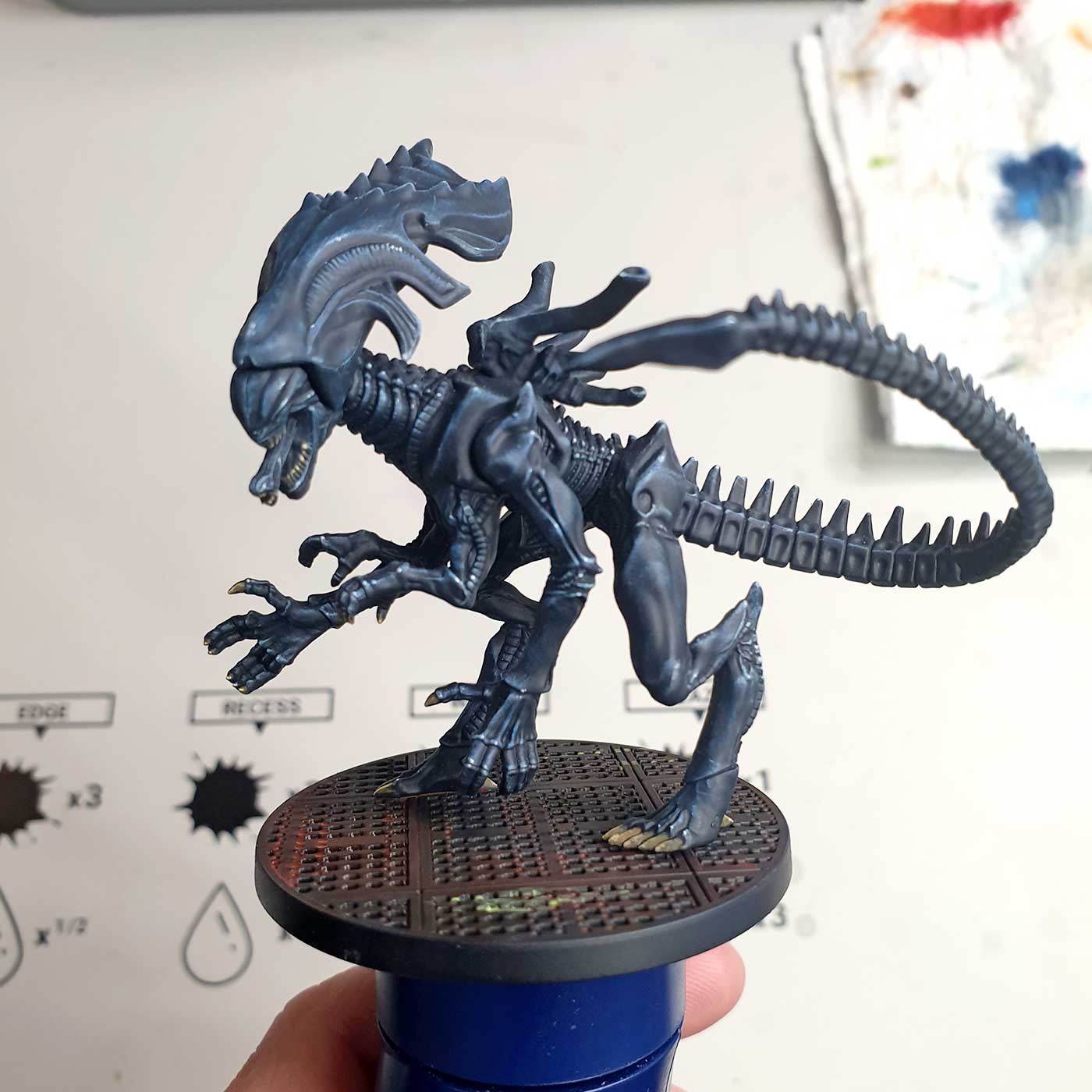 last touches xenomorph painting alien queen tutorial black