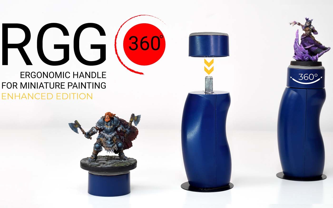 RGG 360° La meilleure poignée de peinture pour la peinture sur miniatures