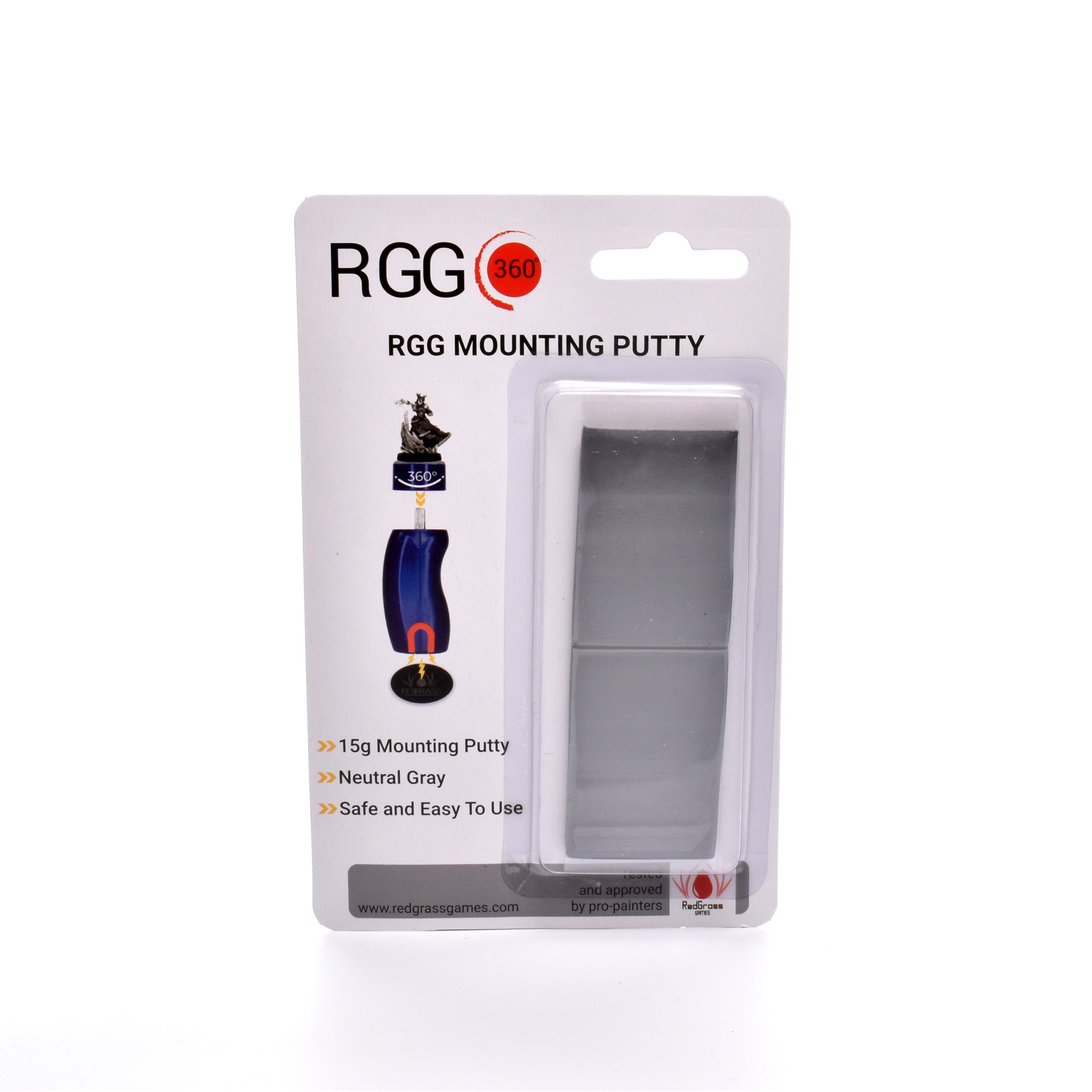 15g of mounting Putty for RGG360 - Neutral Gray - Redgrasscreative