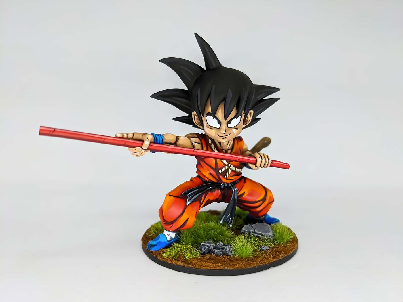 goku dragonball z jon gomez pintureando miniatures redgrassgames interview