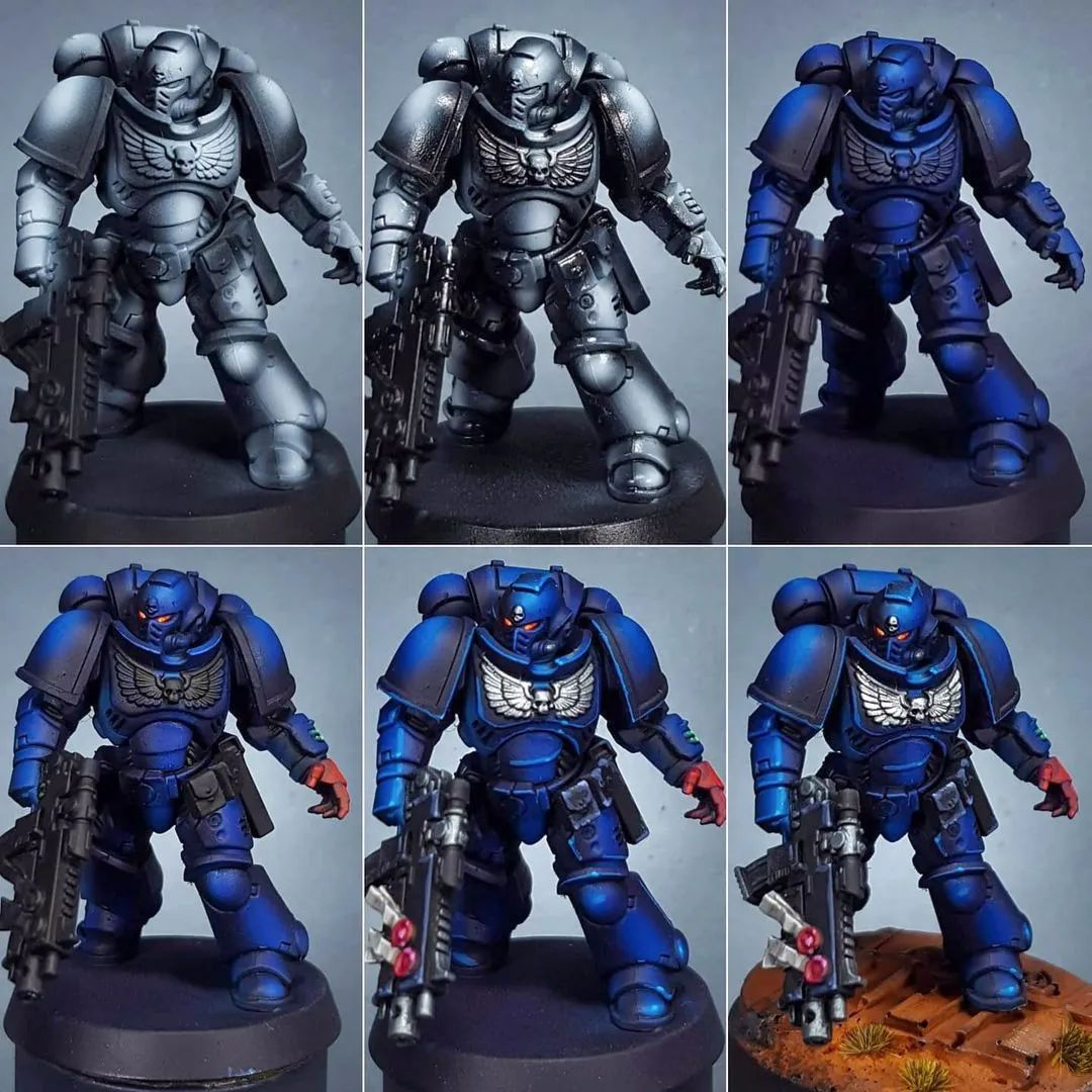 El Miniaturista redgrassgames interview warhammer 40000 games workshop space marine primaris crimson fist