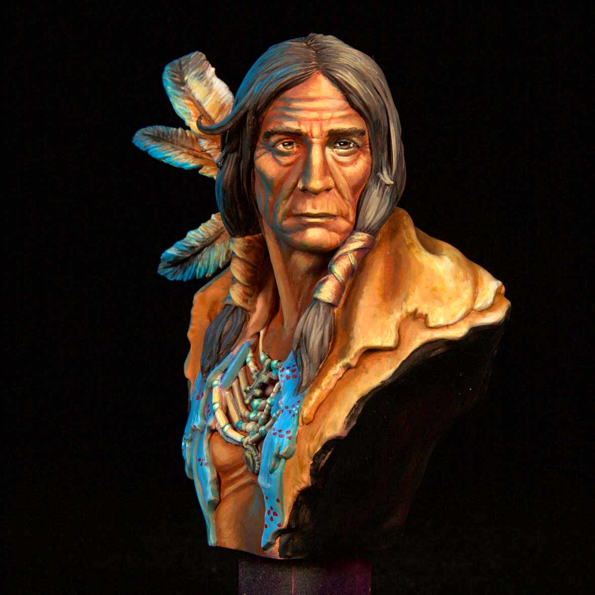 kikisminiaturesmania redgrassgames interview native american bust