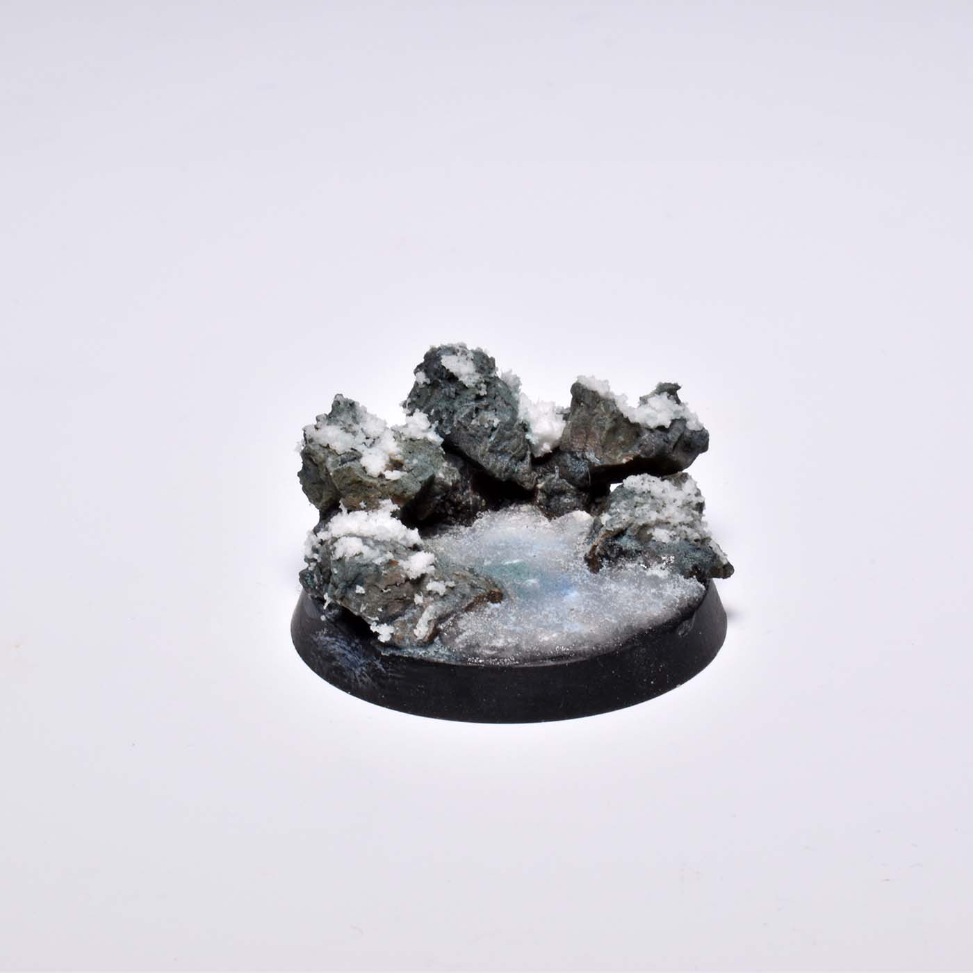 how to base miniatures fast : ice snow