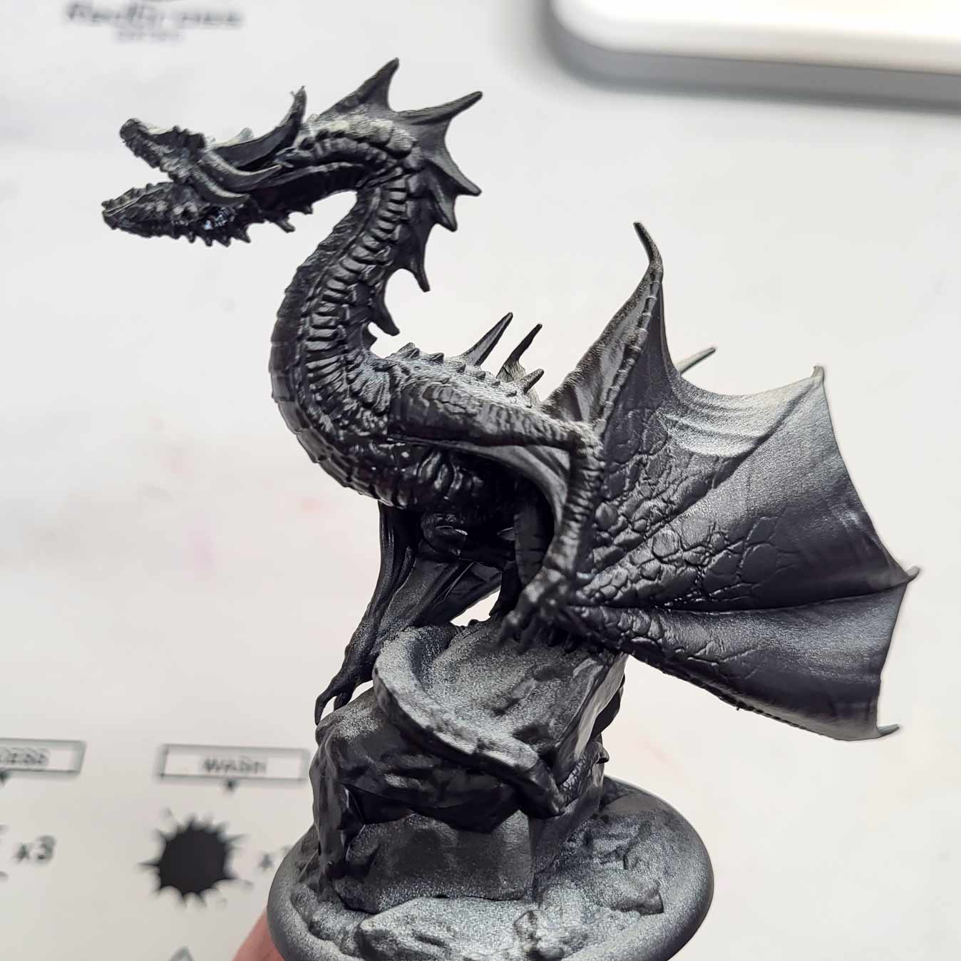 CMON ASOIAF drogon dragon painting miniatures guide rgg redgrassgames how to priming stage zenithal prime