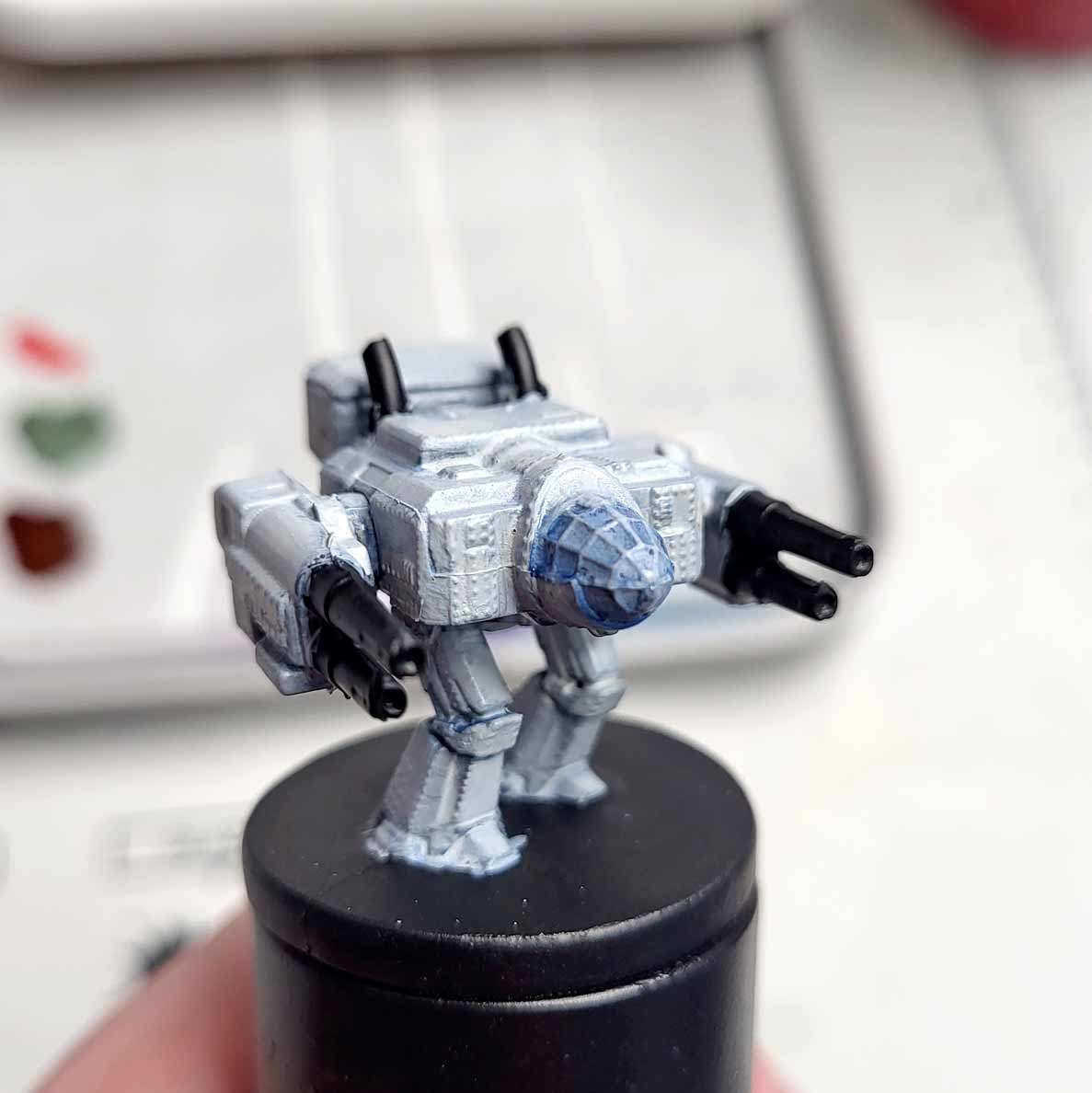 mech walker republic of polonia scythe boardgame painting miniatures guide rgg redgrassgames how to thin base layers 3
