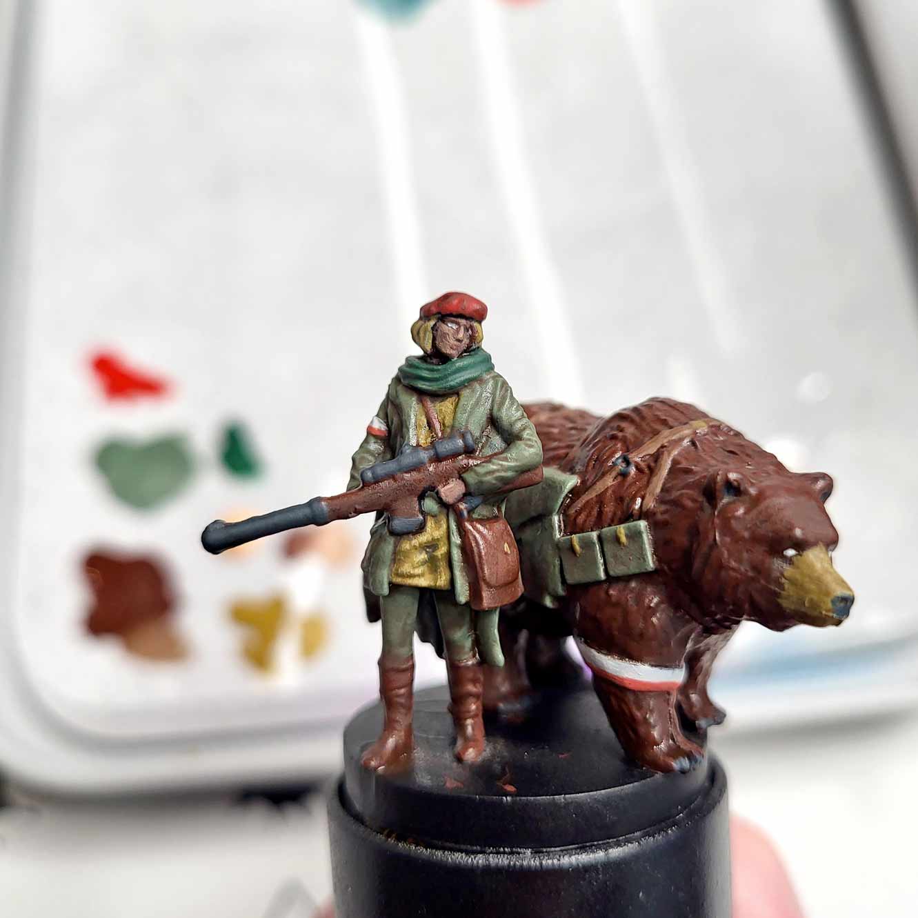 anna & wojtek republic of polonia scythe boardgame painting miniatures guide rgg redgrassgames how to beginning to highlight