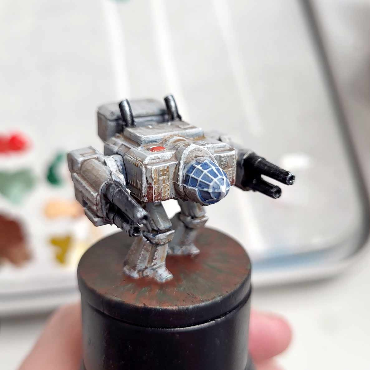 mech walker republic of polonia scythe boardgame painting miniatures guide rgg redgrassgames how to highlights and weathering