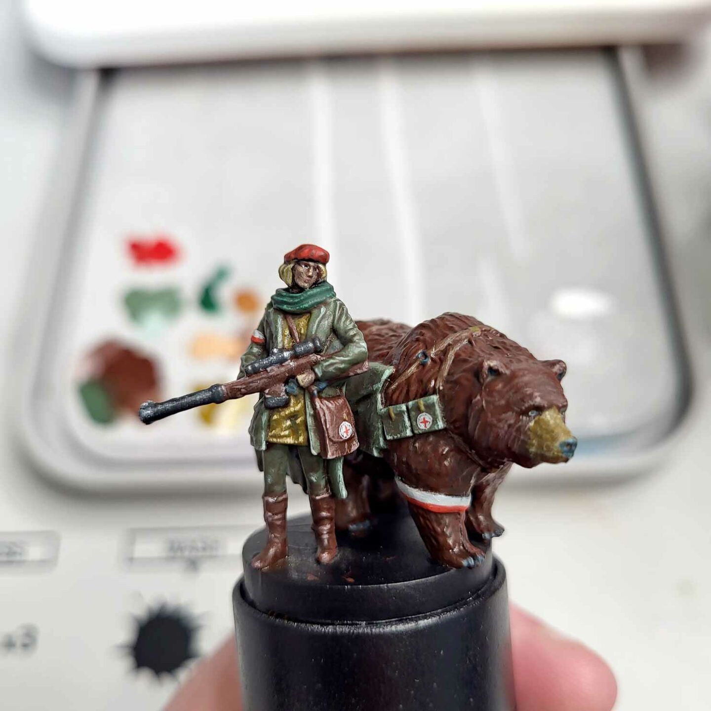 anna & wojtek republic of polonia scythe boardgame painting miniatures guide rgg redgrassgames how to last touches