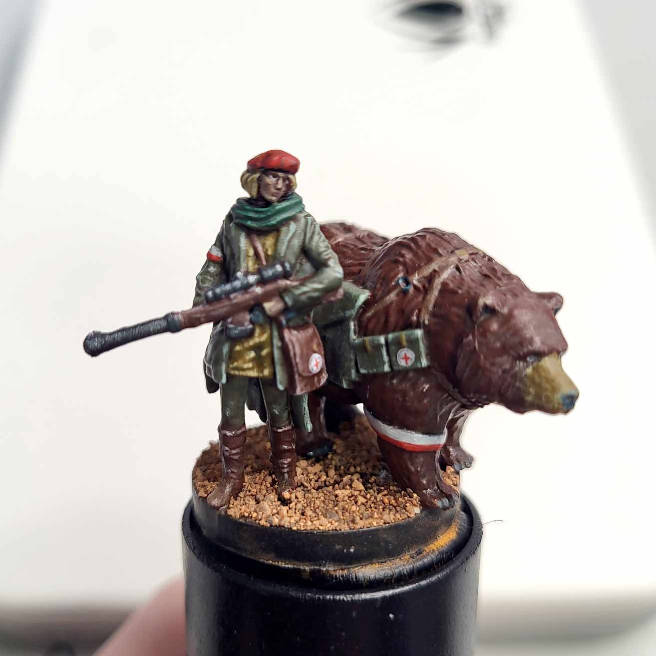 anna & wojtek republic of polonia scythe boardgame painting miniatures guide rgg redgrassgames how to completed piece