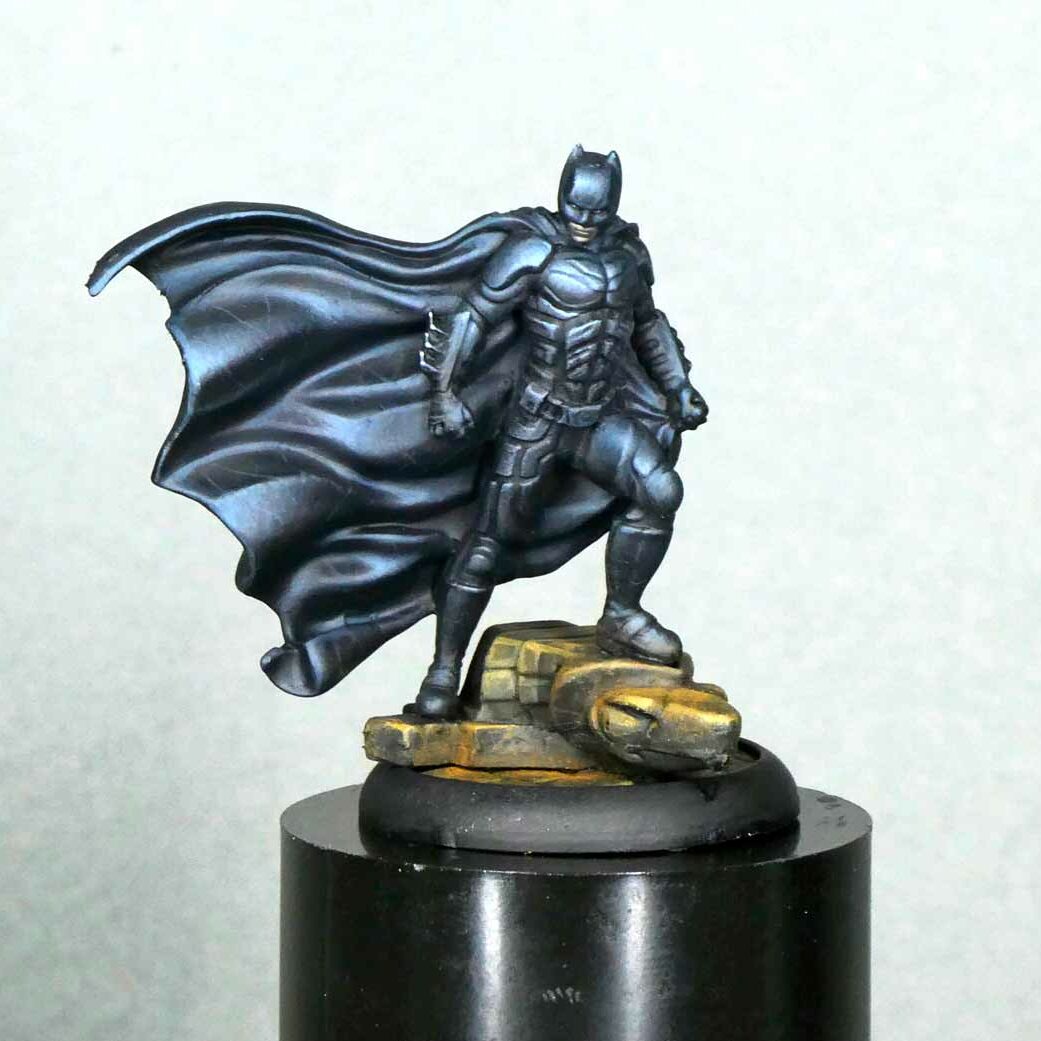 NRM Paint batman dark knight knight models gotham rgg redgrassgames pro painter tutorial finished model