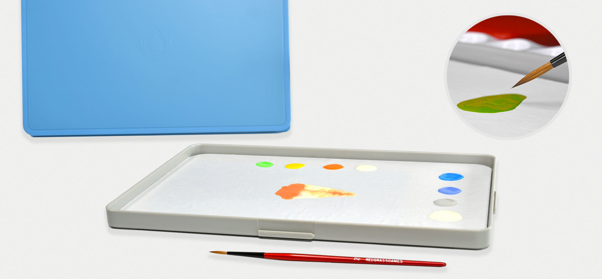 wet palette miniature scale model canvas acrylic hobby paint
