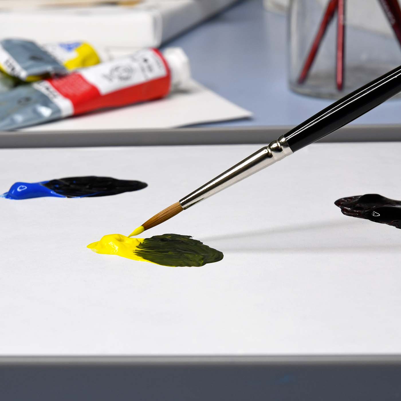 Wet Palette for Acrylic Painting Keeps Wet Paint Fresh Pigment