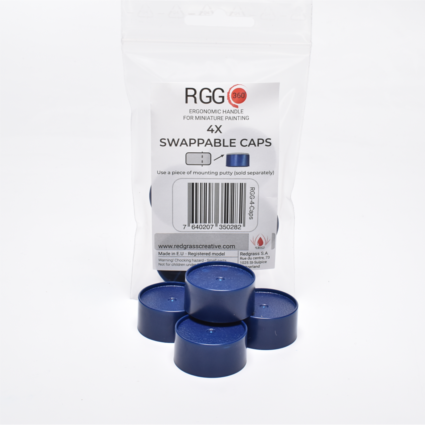 4 swappable caps for RGG360 Painting Handle