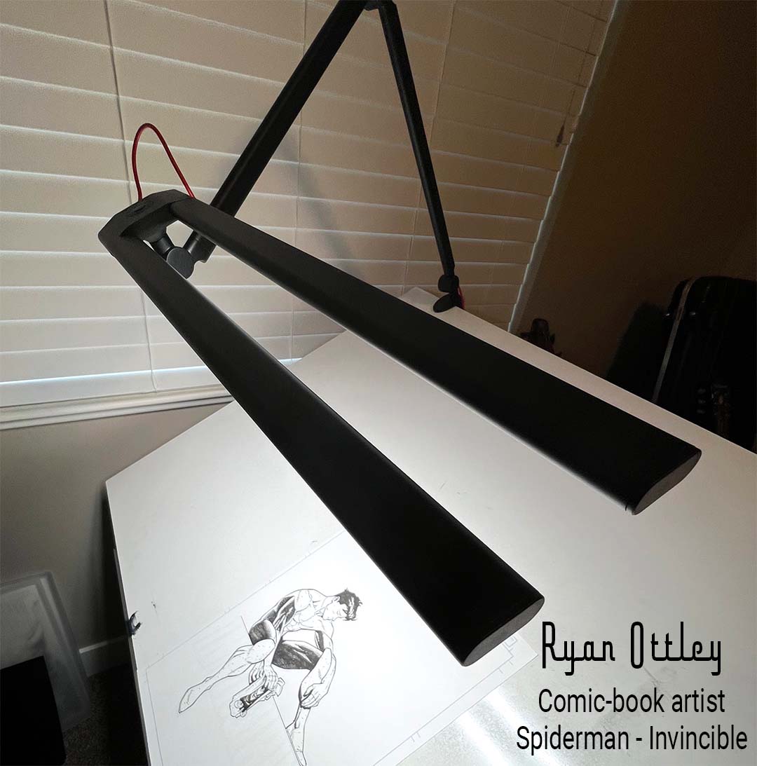 comic book artist illustration light LED lamp best