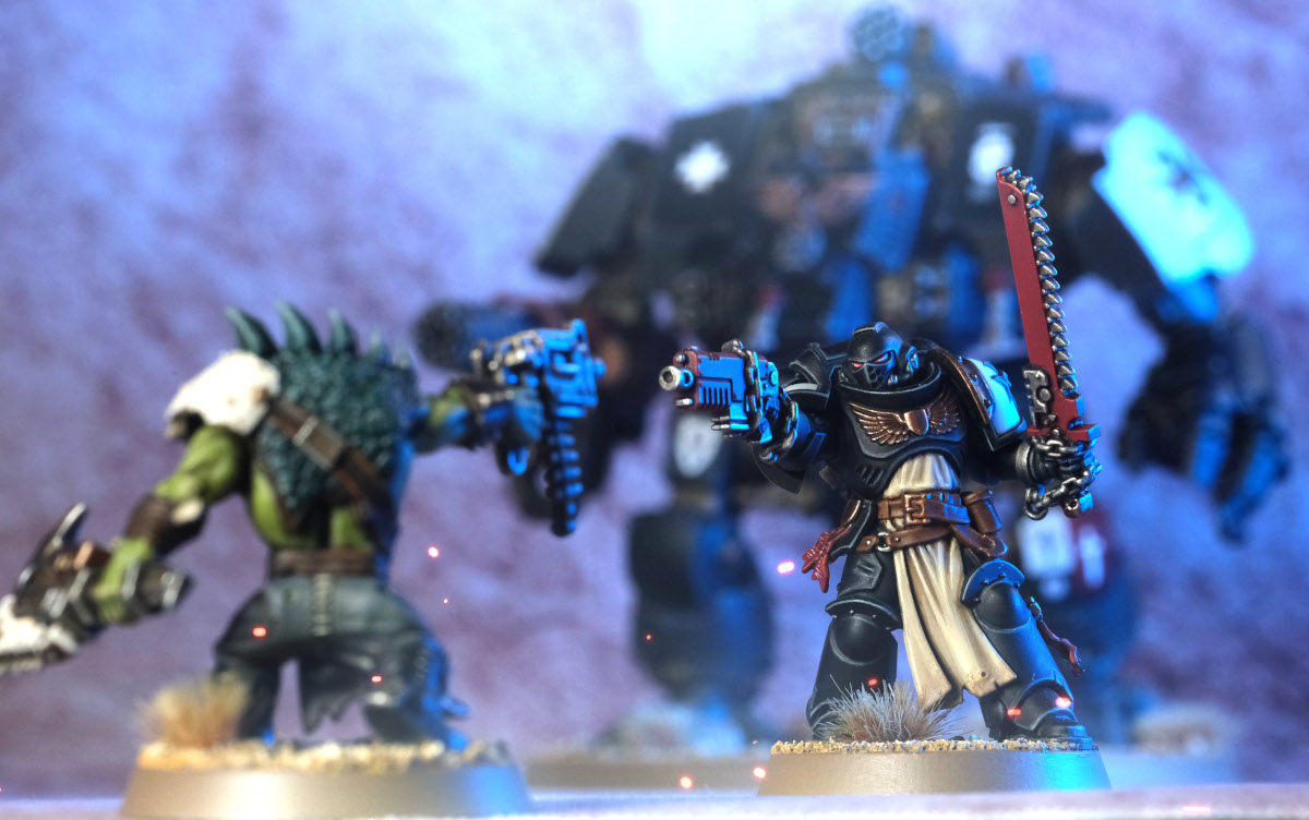 Miniature Black Templar painted by Duncan Rhodes