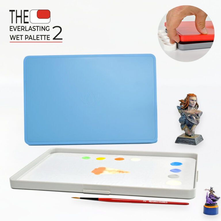 Redgrass Everlasting Wet Palette v2 for Miniature Painting