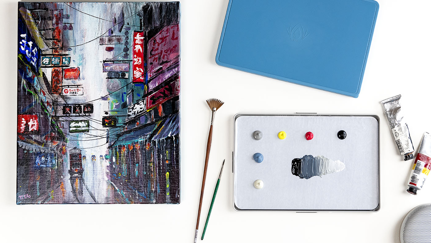 best wet palette for canvas artist and painter how to keep acrylics fresh