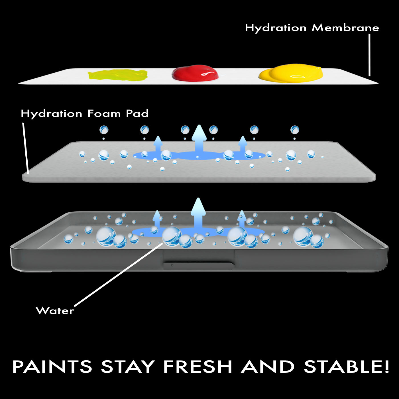 wet palette how does it work? How to Keep Your Acrylic paints wet