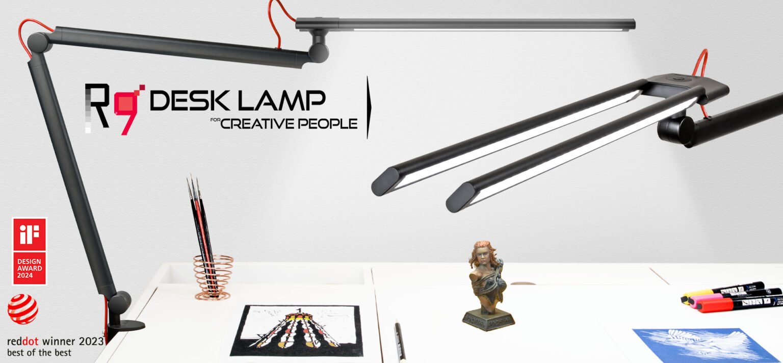 Redgrass R9 Desk Lamp Powerful, accurate light & beautiful