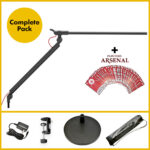 Redgrass R9 solo desk lamp complete pack
