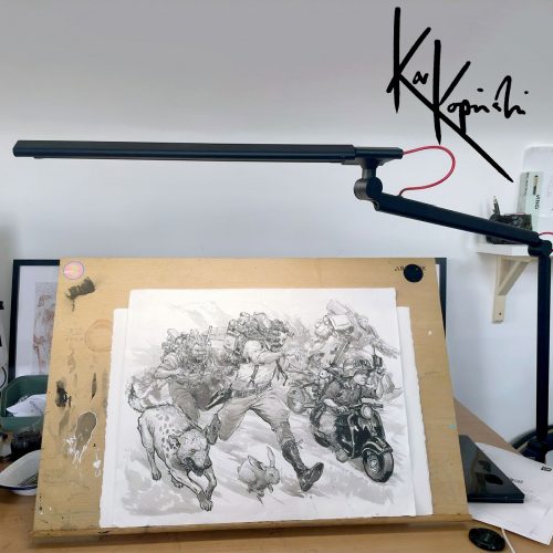 Karl Kopinski studio art